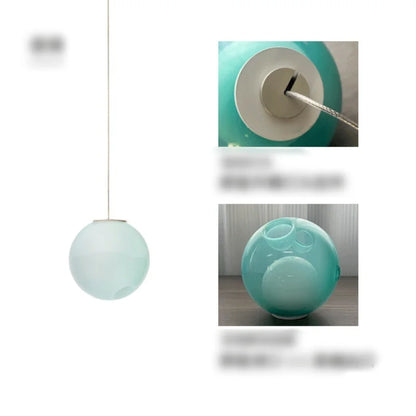 Suspension boule en verre design canadien pour salon et bar Villa