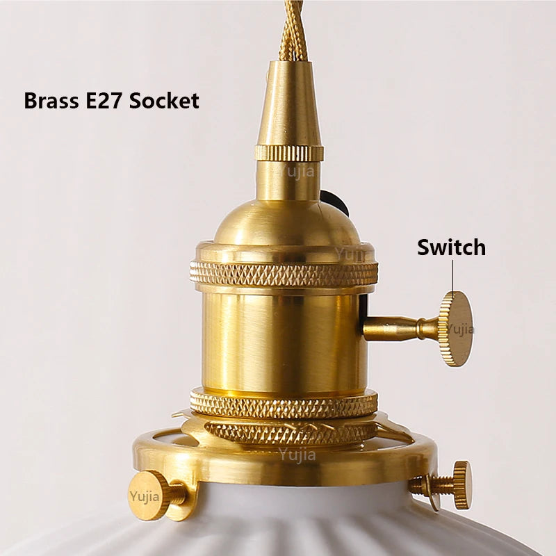 Suspension japonaise en céramique traditionnelle, éclairage chaleureux pour cuisine et salle à manger