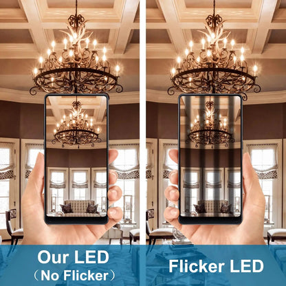 Ampoule LED bougie rétro dimmable C35 E14 4W 2700K blanc chaud - Luminous Place