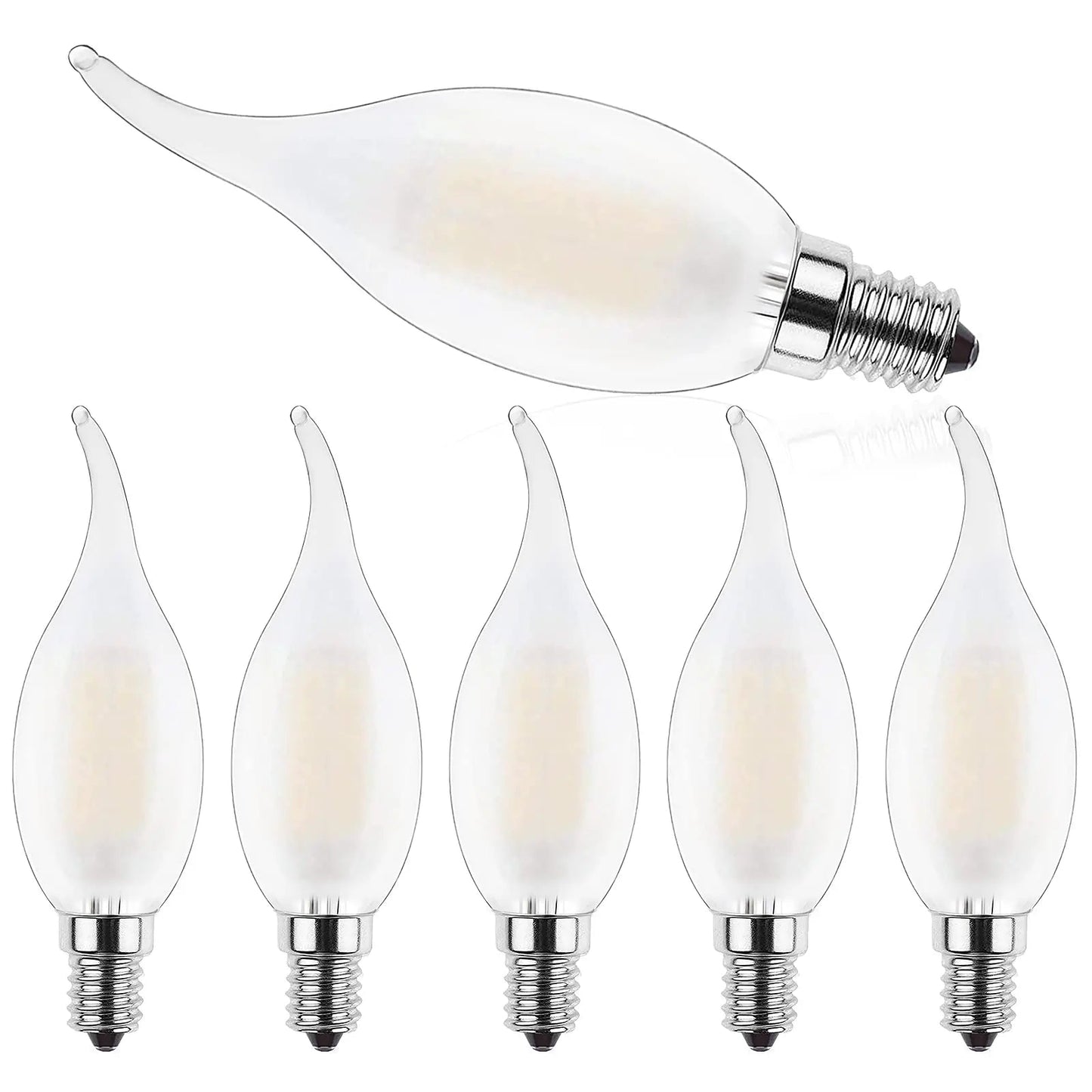 Ampoule LED bougie rétro dimmable C35 E14 4W 2700K blanc chaud - Luminous Place