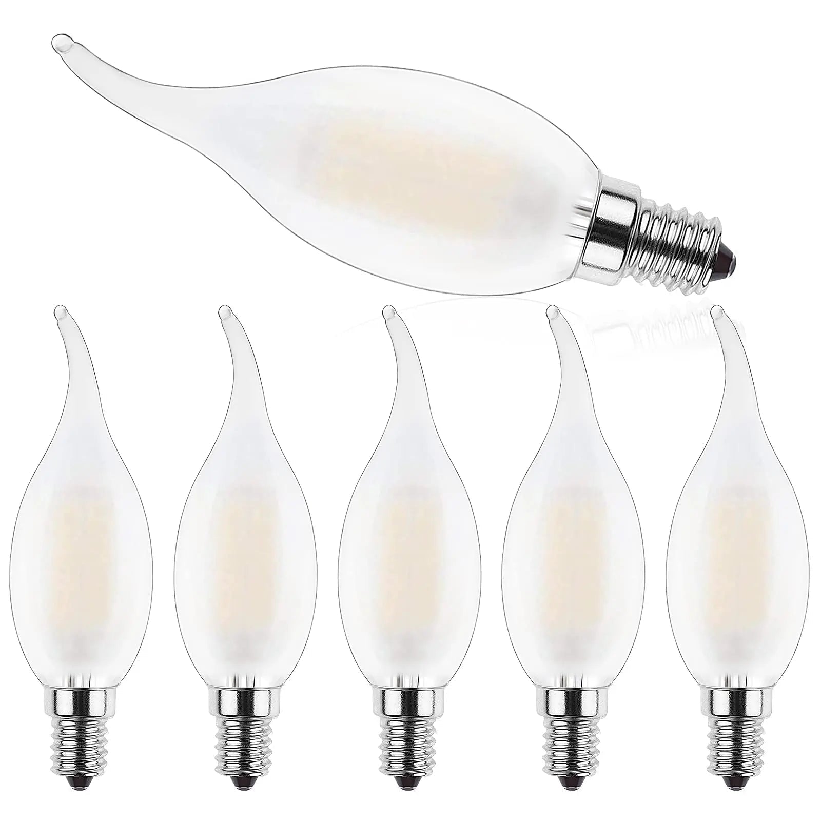 Ampoule LED bougie rétro dimmable C35 E14 4W 2700K blanc chaud - Luminous Place