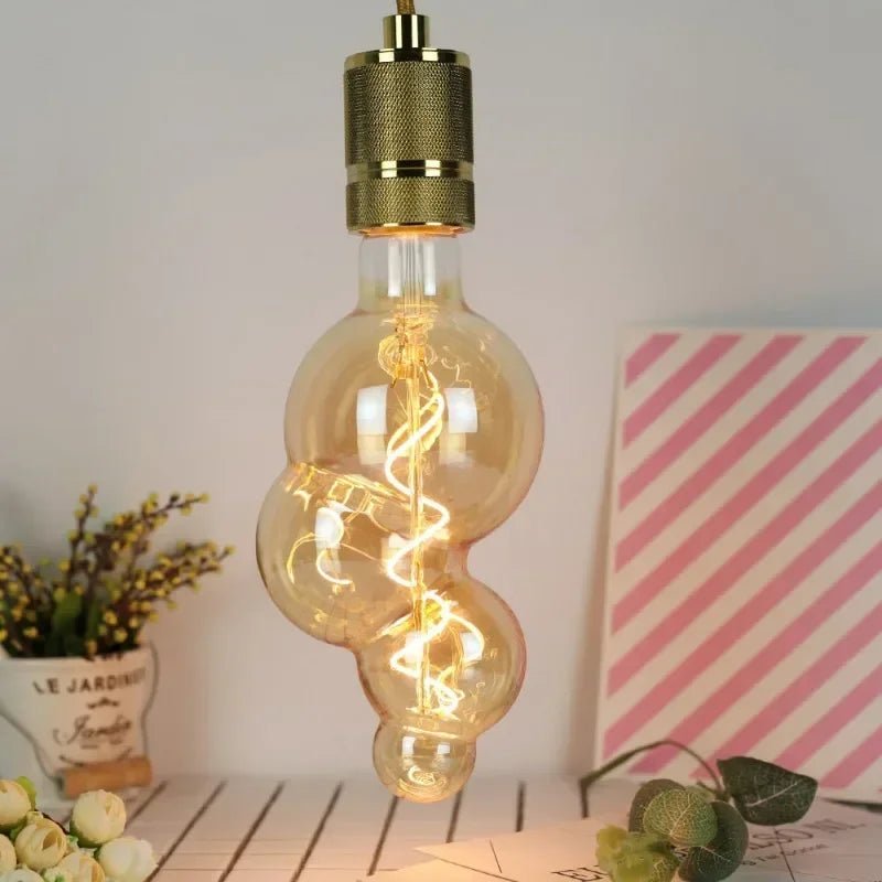 Ampoule LED Edison Rétro Globe à Intensité Réglable, Lumière Chaude, Style Ins - Luminous Place