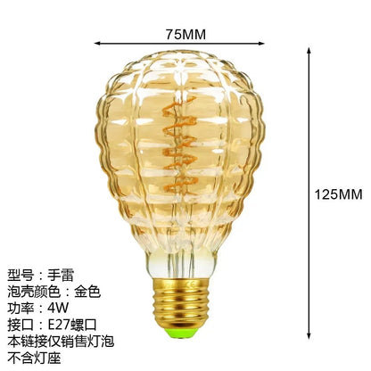 Ampoule LED Edison Rétro Globe à Intensité Réglable, Lumière Chaude, Style Ins - Luminous Place
