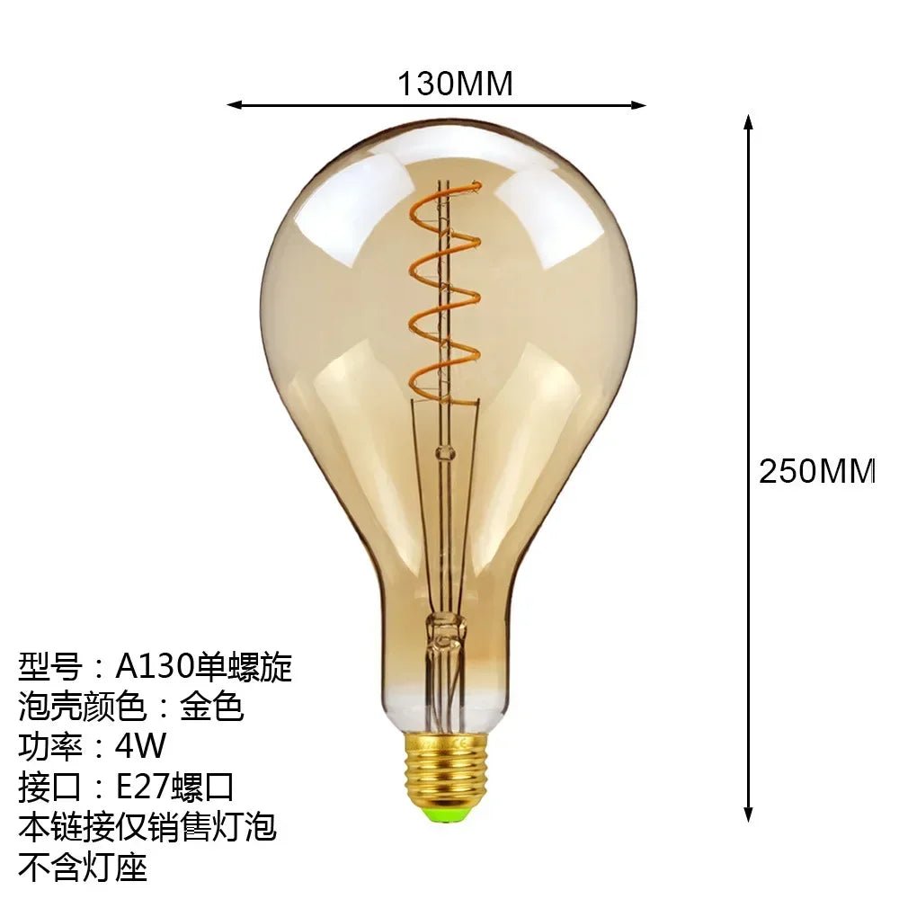 Ampoule LED Edison Rétro Globe à Intensité Réglable, Lumière Chaude, Style Ins - Luminous Place