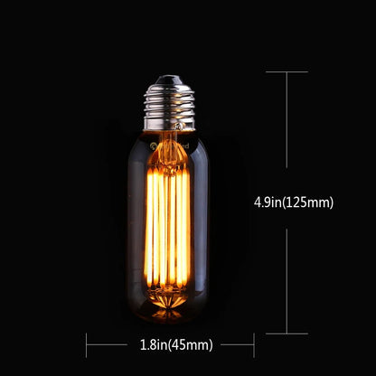 Ampoule LED Tubulaire T45 Vintage Dimmable 6W 2200K Lumière Chaude - Luminous Place