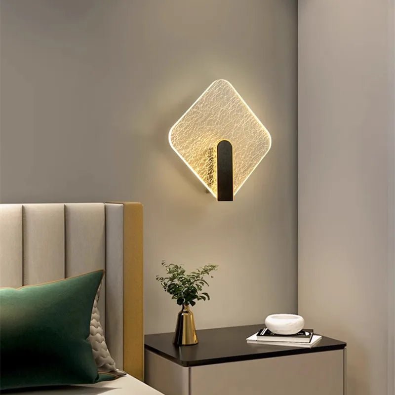 Applique Murale Acrylique Design Moderne pour Escalier et Salon, Lumière Chaude - Luminous Place