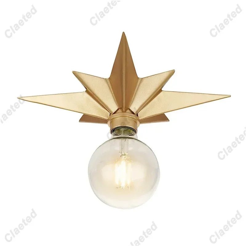 Applique Murale LED Étoile en Verre pour Salon et Chambre, Ambiance Élégante - Luminous Place