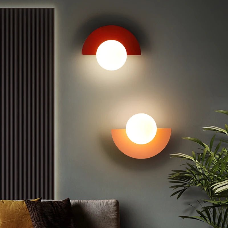 Applique Murale LED G9 Boule Plastique Design Moderne pour Chambre et Couloir - Luminous Place