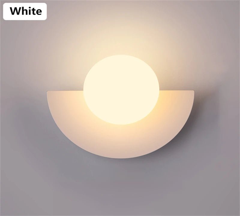 Applique Murale LED G9 Boule Plastique Design Moderne pour Chambre et Couloir - Luminous Place
