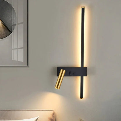 Applique Murale LED Moderne en Aluminium avec Lumière Chaude pour Salon et Chambre - Luminous Place