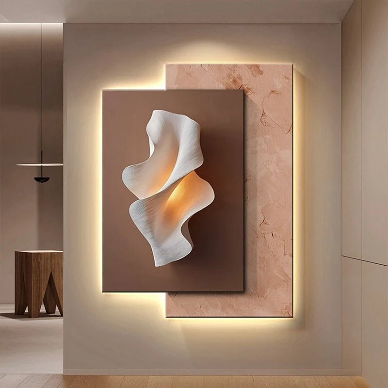 Applique Murale LED Moderne en Cristal et Porcelaine pour Salon et Couloir - Luminous Place