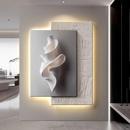 Applique Murale LED Moderne en Cristal et Porcelaine pour Salon et Couloir - Luminous Place
