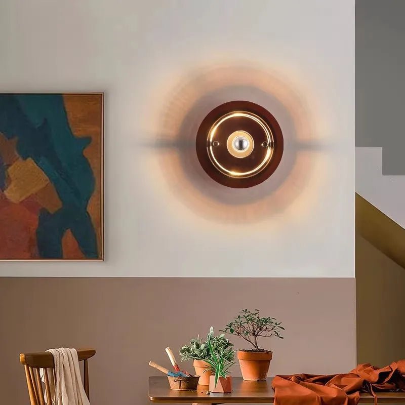Applique Murale Nordique Bauhaus UFO LED en Acrylique Ronde Atmosphère Cosy - Luminous Place