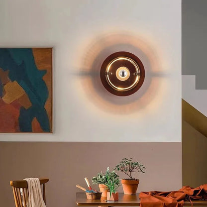 Applique Murale Nordique Bauhaus UFO LED en Acrylique Ronde Atmosphère Cosy - Luminous Place