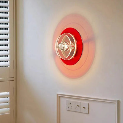 Applique Murale Nordique Bauhaus UFO LED en Acrylique Ronde Atmosphère Cosy - Luminous Place