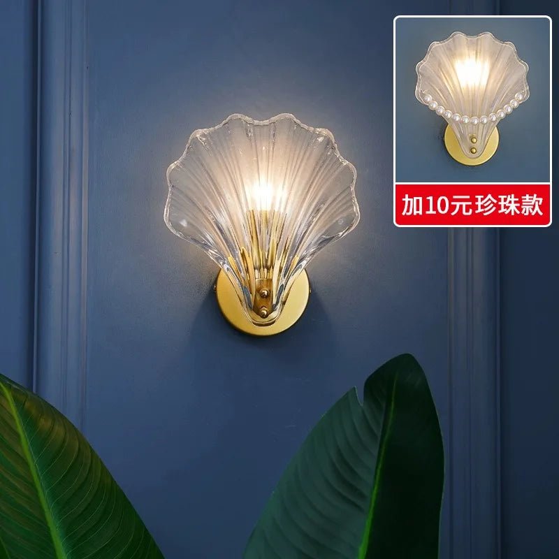 Applique Murale Nordique en Verre, Luminaire E14 pour Chambre et Salon - Luminous Place