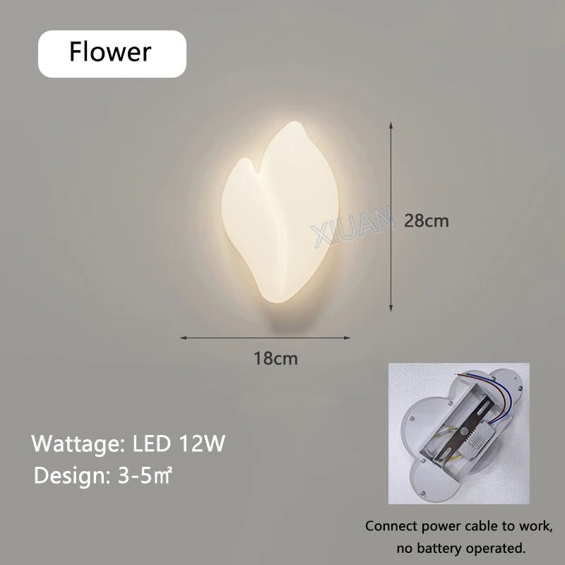 Applique Murale Nuage Blanc en PVC pour Chambre d’Enfant, Éclairage 220V - Luminous Place