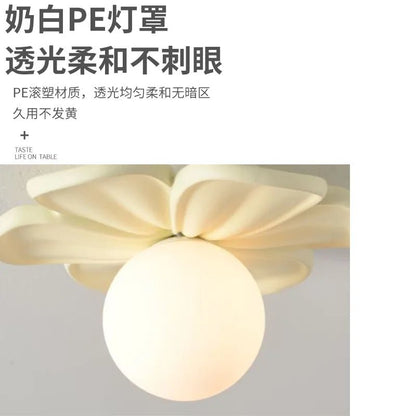 Applique Murale Résine Fleur Verte Moderne pour Intérieur Cosy - Luminous Place