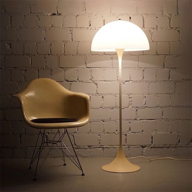 Lampadaire champignon LED nordique en aluminium pour chambre et salon - Luminous Place
