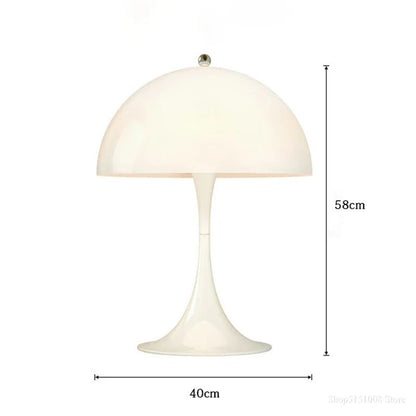 Lampadaire champignon LED nordique en aluminium pour chambre et salon - Luminous Place