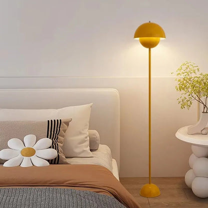 Lampadaire champignon moderne E27 en métal avec lumière LED dimmable pour ambiance cosy - Luminous Place