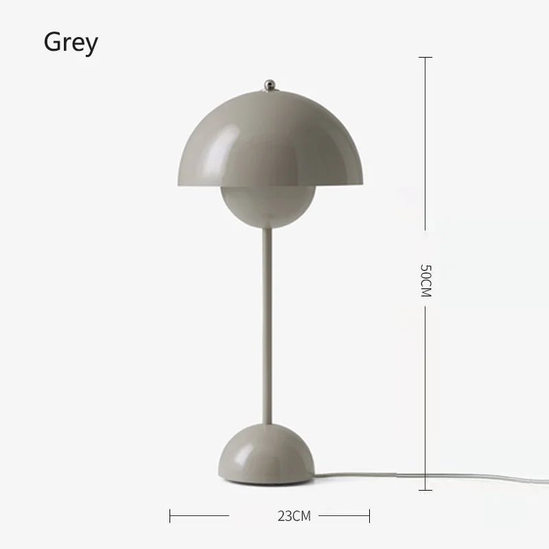 Lampadaire champignon moderne E27 en métal avec lumière LED dimmable pour ambiance cosy - Luminous Place