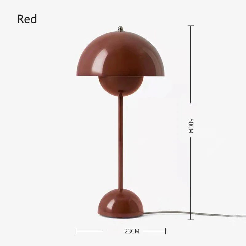 Lampadaire champignon moderne E27 en métal avec lumière LED dimmable pour ambiance cosy - Luminous Place