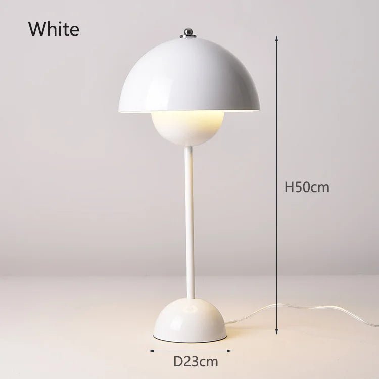 Lampadaire champignon moderne E27 en métal avec lumière LED dimmable pour ambiance cosy - Luminous Place