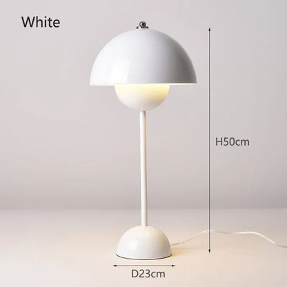 Lampadaire champignon moderne E27 en métal avec lumière LED dimmable pour ambiance cosy - Luminous Place
