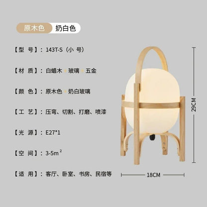 Lampadaire Cole Cestita en bois LED design Art déco pour salon et chambre - Luminous Place