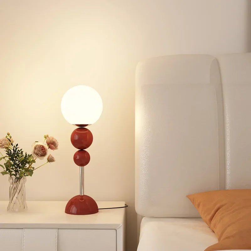 Lampadaire crème minimaliste en fer, lampe LED pour salon et chambre - Luminous Place