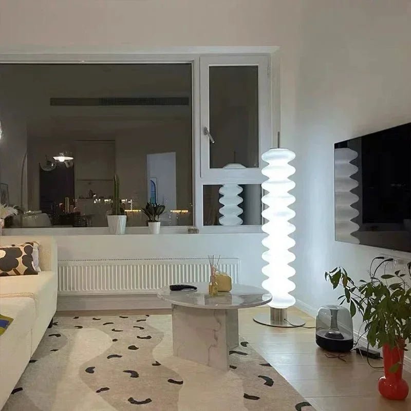 Lampadaire danois en forme de gourde, style nordique moderne, LED décorative intérieure - Luminous Place