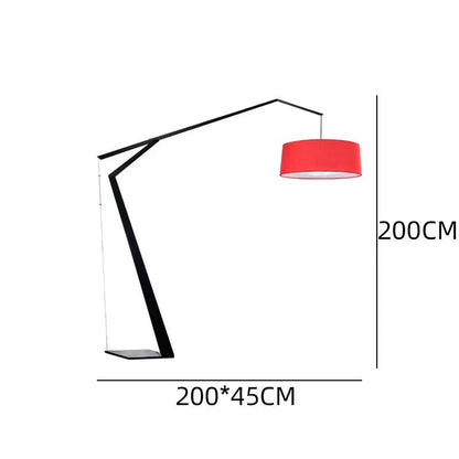 Lampadaire design italien en arc, style nordique, éclairage LED chaleureux - Luminous Place