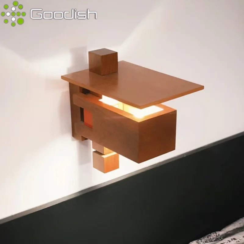 Lampadaire design italien en bois multicouche LED pour ambiance chaleureuse - Luminous Place