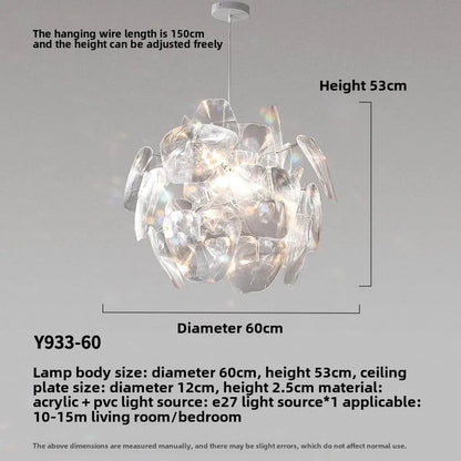 Lampadaire design italien en PVC pour chambre et salon, lumière chaleureuse - Luminous Place