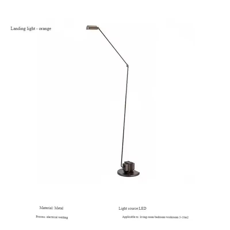 Lampadaire design italien vintage Bauhaus bras oscillant réglable LED - Luminous Place