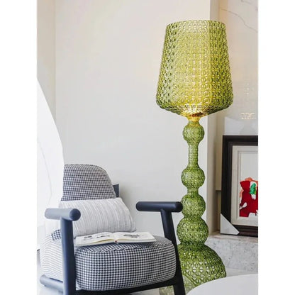 Lampadaire design Kartell italien en acrylique pour ambiance chaleureuse - Luminous Place