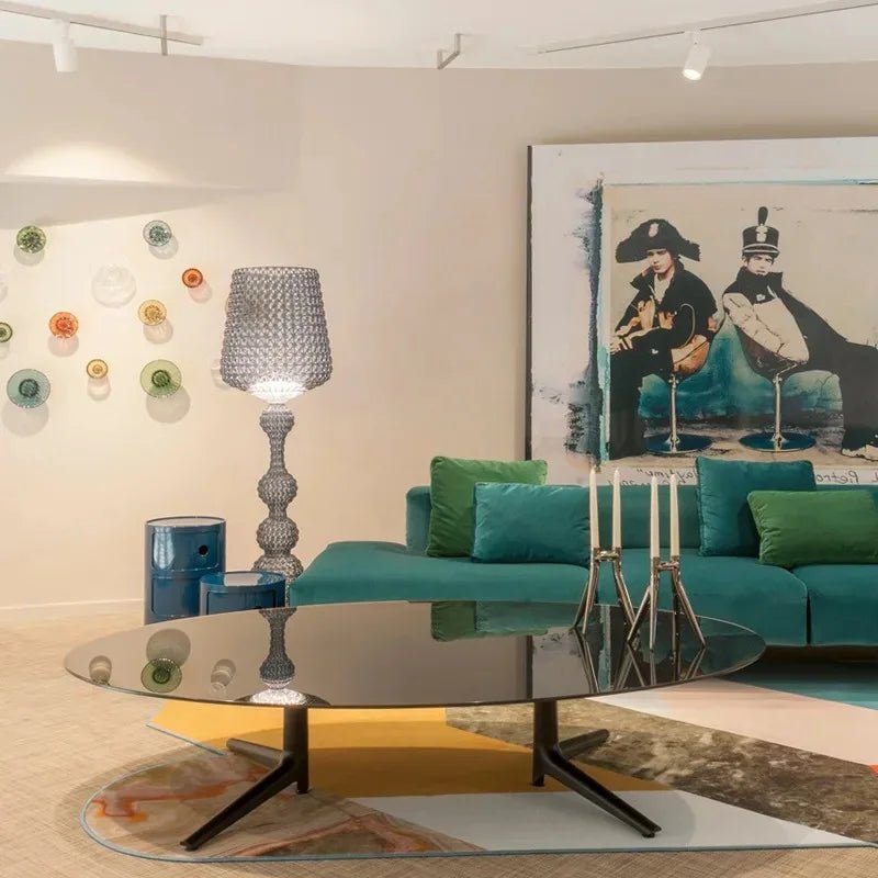 Lampadaire design Kartell italien en acrylique pour ambiance chaleureuse - Luminous Place