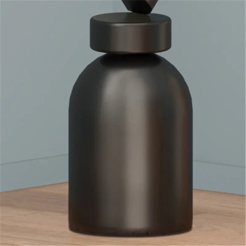 Lampadaire design moderne en verre rond pour salon et chambre, lumière chaleureuse - Luminous Place