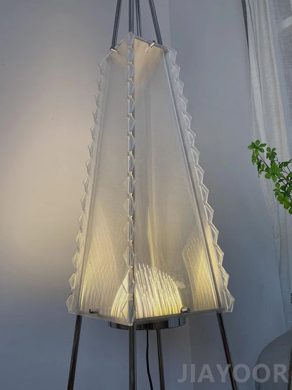 Lampadaire design nordique moderne en acrylique pour salon et chambre - Luminous Place