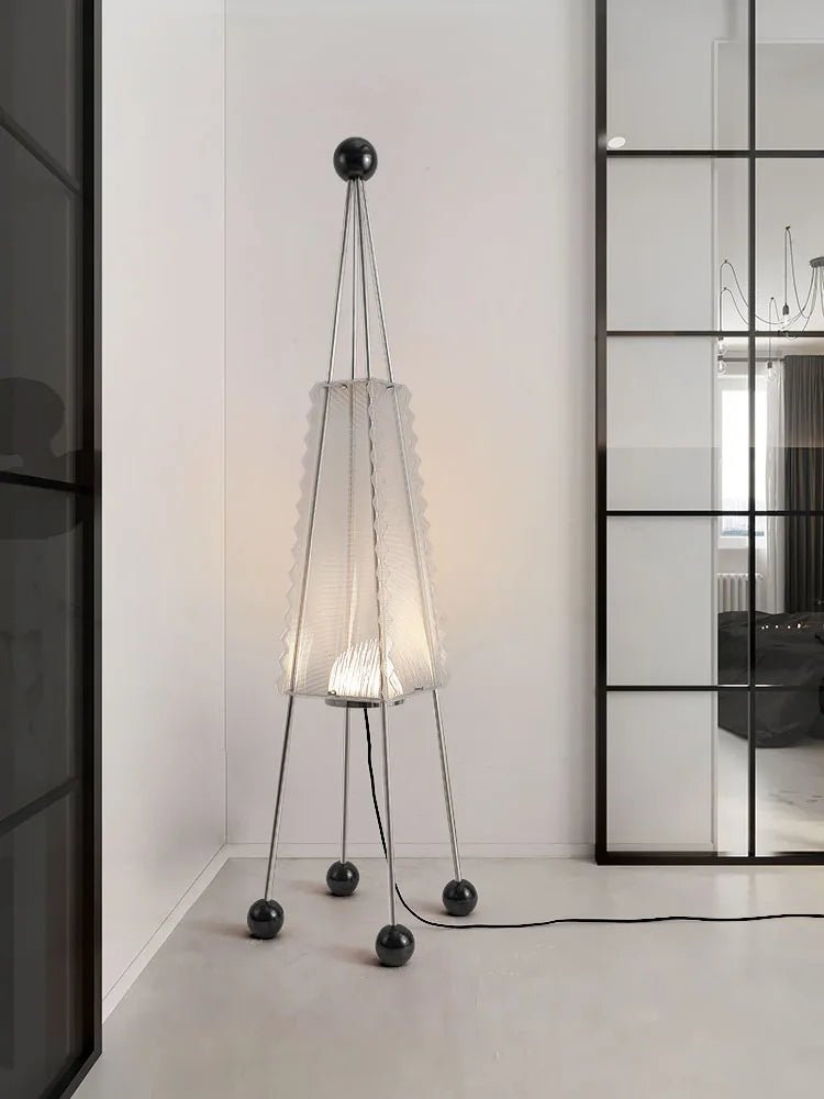 Lampadaire design nordique moderne en acrylique pour salon et chambre - Luminous Place