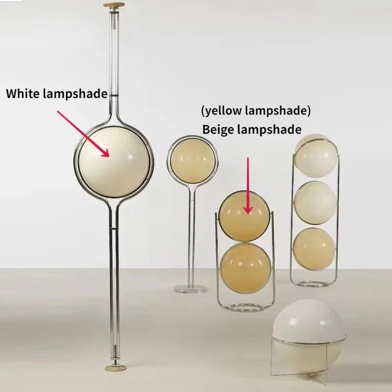 Lampadaire design nordique moderne en acrylique pour salon et chambre - Luminous Place