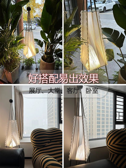 Lampadaire design nordique moderne en acrylique pour salon et chambre - Luminous Place