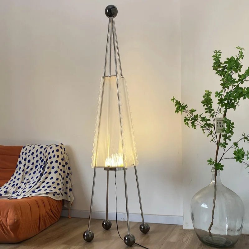 Lampadaire design nordique moderne en acrylique pour salon et chambre - Luminous Place