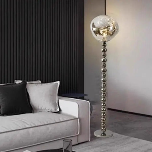 Lampadaire design nordique moderne en métal avec lumière LED dimmable - Luminous Place