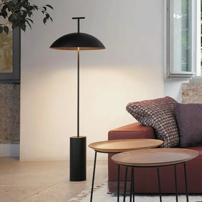Lampadaire design scandinave minimaliste en fer avec lumière LED dimmable - Luminous Place