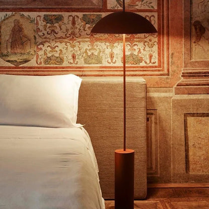 Lampadaire design scandinave minimaliste en fer avec lumière LED dimmable - Luminous Place