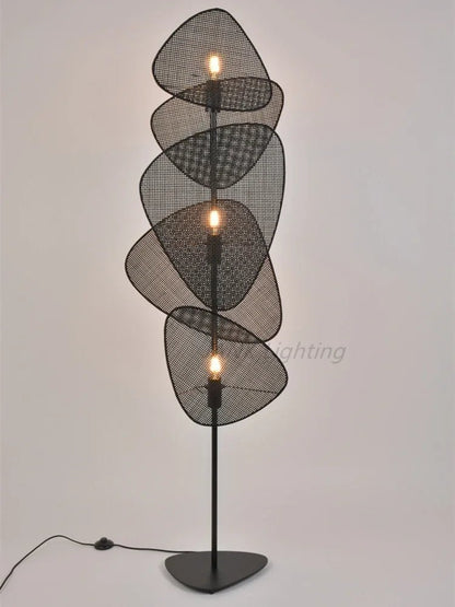 Lampadaire en rotin tricoté style français, ambiance cosy pour salon et chambre - Luminous Place