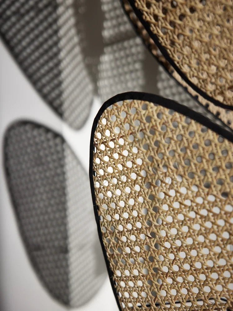 Lampadaire en rotin tricoté style français, ambiance cosy pour salon et chambre - Luminous Place