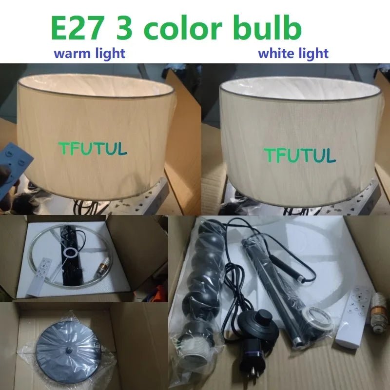 Lampadaire LED autoportant avec télécommande, design moderne pour intérieur - Luminous Place